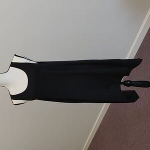 Leith Solid Black Sleeveless Dress Womens Medium